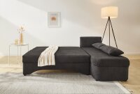 JOCKENHÖFER GRUPPE Ecksofa L-Form Dunkelgrau