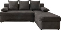 JOCKENHÖFER GRUPPE Ecksofa L-Form Dunkelgrau