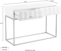 LEONIQUE Konsolentisch Alais