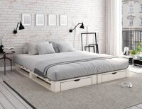 HOME AFFAIRE Palettenbett ALASCO  BESTSELLER! Mit Schublade