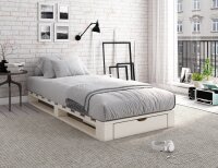 HOME AFFAIRE Palettenbett ALASCO  BESTSELLER! Mit Schublade