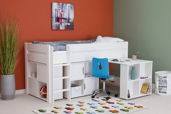 Lüttenhütt Hochbett "ROBIN " Massivholz