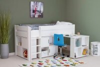 Lüttenhütt Hochbett "ROBIN " Massivholz