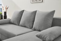 JOCKENHÖFER GRUPPE Ecksofa L-Form Hellgrau