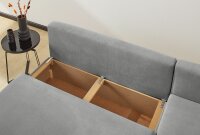 JOCKENHÖFER GRUPPE Ecksofa L-Form Hellgrau