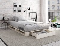 HOME AFFAIRE Palettenbett ALASCO Mit Schublade