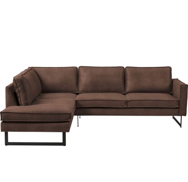 Places of Style Ecksofa Bodilis braun