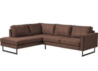 Places of Style Ecksofa Bodilis braun