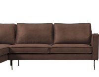 Places of Style Ecksofa Bodilis braun