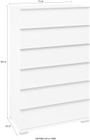 GALLERY M BRANDED BY MUSTERRING Schubkastenkommode Imola W