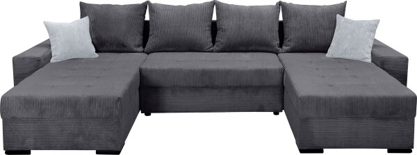 COLLECTION AB Wohnlandschaft Josy U-Form Anthrazit