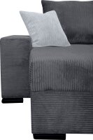 COLLECTION AB Wohnlandschaft Josy U-Form Anthrazit