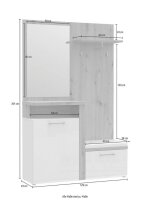 FORTE Kompaktgarderobe Tuluza