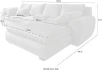 HOME AFFAIRE Ecksofa Cara Mia L-Form