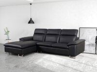 PLACES OF STYLE Ecksofa in NaturLEDER