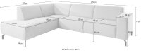 PLACES OF STYLE Ecksofa Lorcan Natur L