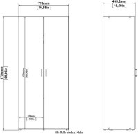 HOME AFFAIRE Kleiderschrank Space Drehtürenschrank, Aufbewahrung Kasten Schrank Stauraum