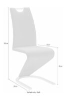 MCA FURNITURE Freischwinger Amado (Set, 8 St)