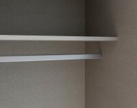 FORTE Schwebetürenschrank Topseller, 2 Schiebetüren, Made in Europe